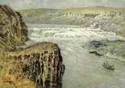unknow artist Lewis and Clark at the Great falls of the missouri France oil painting artist